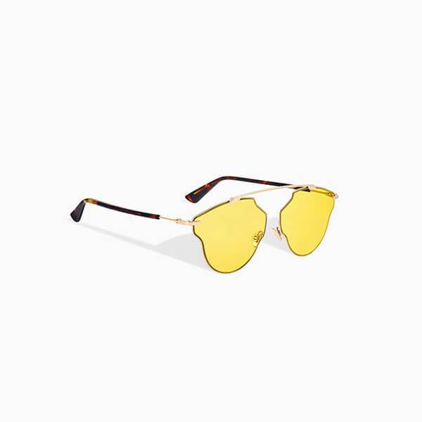 D&L So Real Pop Sunglasses Yellow